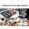 5 Pack Drill Brush Attachment Set, 1/4in Power Scrubber Cleaning