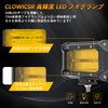 CLOWICSR High Brightness Fog Light, LED Work Light, Deck Light,