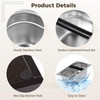 Stainless Steel Espresso Knock Box, Large Capacity Coffee Grounds Container