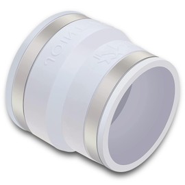 MIDCVFRUN 4 Inch to 4 Inch HVAC Duct Reducer Increaser Connector, Air Anti-Vibration Duct Adapter for Air Ventilation System Extra Strength and Fittings, Soft Joint