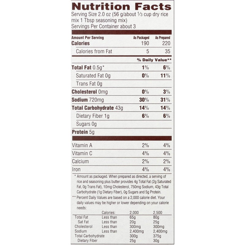 Long Grain & Wild Rice Mix - Original 6 Ounce