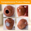 COWANIEE 7 Pcs Mini Fridge Magnet Vases, Cute Plant 3D