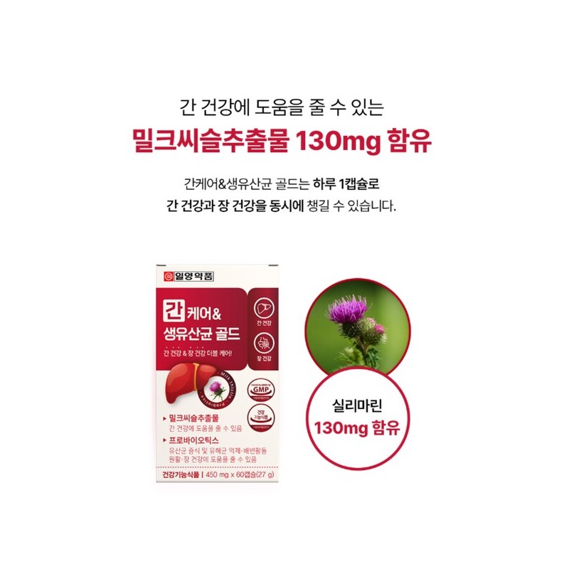 간케어앤유산균 간건강케어 락토바실루스 락토바실러스 롱검 유산균 Liver Care and Probiotics