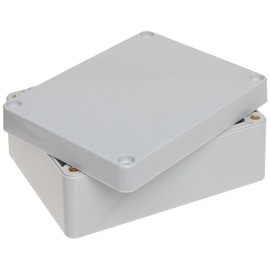 BUD Industries PN-1323 Polycarbonate NEMA 4X Box 4.53" L x 2.56" W x 2.17" H, Gray