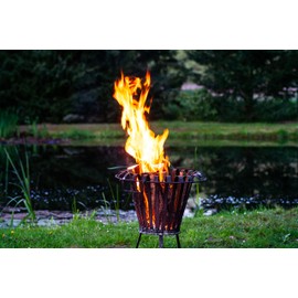 H-O Firewood Nets 3 kg Each Kindling Wood Pieces Dry Immediate Use (8 x 3 kg)