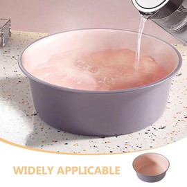 Healvian Wash Basins Face Washing Basins Foot Soak Tub Plastic Hospital Bedside Soaking Tub Round Basin for Foot Bath