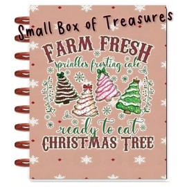 Handmade Little Debbie Xmas Tree Cakes Cover Set 4 use w Classic Happy Planner-
