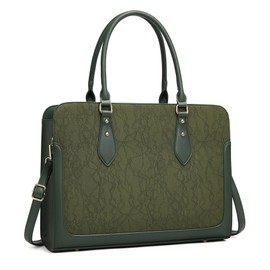 Laptop Bag for Women 15.6 Inch Work Tote Bag for Women,Leather Computer Bags Waterproof Tote Professional Briefcase,Large Capacity Business Office Bag for Work