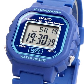 Casio LA-20 Digital Wristwatch, Women's, Girls, Kids, Overseas Model, Blue LA-20WH-2A