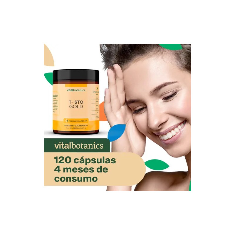 Precursor Testo Gold Con Maca 120 Capsulas | Vitalbotanics