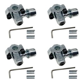 BPV-31 Bullet Piercing Valve Kit, 4Pcs BPV-31 Bullet Piercing Valve Line Tap 3 in 1 Access For Air Conditioners HVAC 1/4 Inch, 5/16 Inch, 3/8 Inch Outside Diameter Pipes