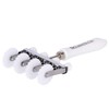 4 Gezähnter Delrin Blades, with ABS Handle Adjustable Dough Cutter.