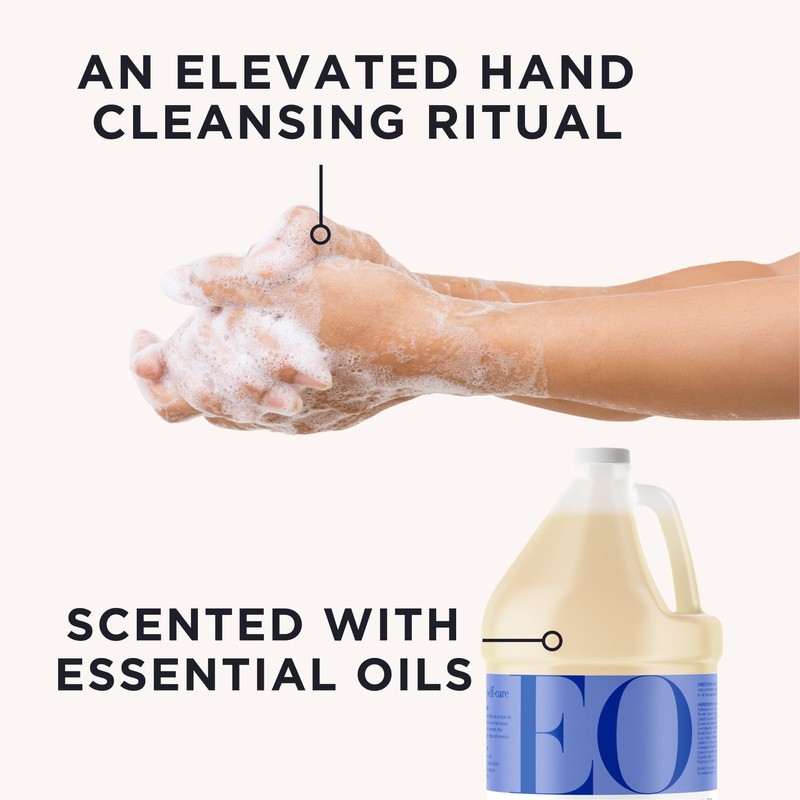 EO Liquid Hand Soap Refill, 1 Gallon, French Lavender, Organic