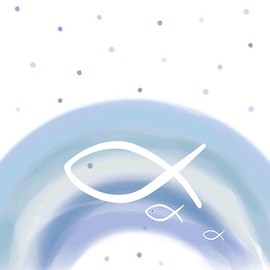 Ambiente - Luxury Paper Products Papierservietten - Servietten Lunch/Party/ca. 33x33cm Rainbow Blue - First Communion - Kommunion und Konfirmation Tisch-Deko