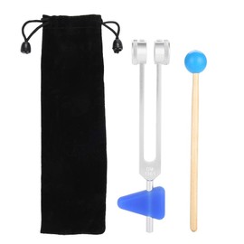 Medical Tuning Fork Aluminum 136.1Hz Hammer Ball Medical Instruments Therapy Sound Vibration Therapy Tool Kit