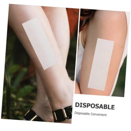 Healeved 300pcs Wax Strips for Hair Removal Reusable Rectangle Waxing Strips for Face Body Easy to Use Designed for Epilating Clean Convenient