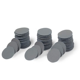 LEONTOOL 100 Pcs Sanding Disc 1 Inch Hook and Loop Round 3000 Grit Sandpaper for Random Orbital Woodworking Metal Polishing