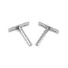 QWORK® 4 Pcs Floating Shelf Bracket 3 Inch 75mm Heavy