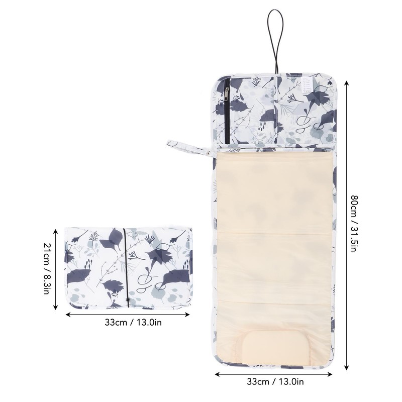 Portable Diaper Changing Pad Nylon Comfortable Multifunctional Waterproof Baby Changing