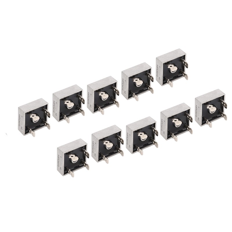 10Pcs 1000V 50A Single Phase Diode Bridge Rectifier Excellent Cooling