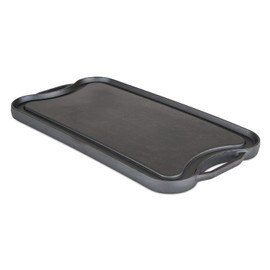 Viking Culinary Cast Iron Reversable Pre-seasoned Griddle, 20 inch, Oven Safe, Handwash Only