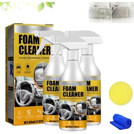 Omaky Multi-Purpose Foam Cleaner for Car, All Around Master Foam Cleaner, Car Interior Foam Cleaner,Car Seat Foam Cleaner Spray, Upholstery Cleaner for Car Seats, Interior Car Cleaner (3pcs)