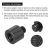 sourcing map Microphone Stand Adapter 3/8 Female to M8 Male