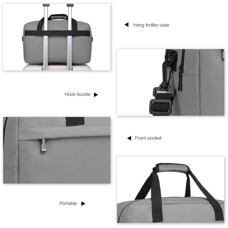 Kono 35x20x20 Holdall Cabin Luggage Travel Bag Under Seat Flight
