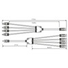 MC4 connectors Solar Y Branch Connectors MC4 Long Solar Panel