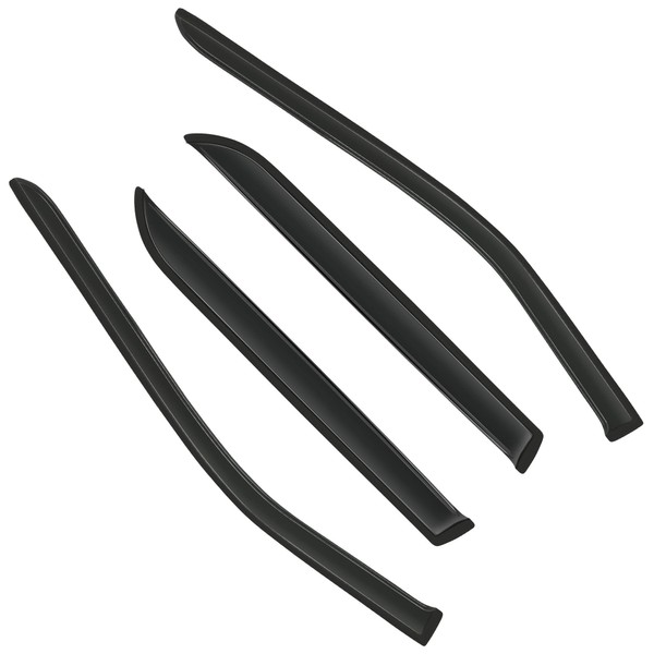 cciyu Side Window Deflector Window Deflector Sun Rain Guard 4Pcs