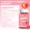 Liposomal Vitamin C Gummies 1000mg - Sugar Free, Vegan, 120