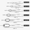 Hushnow Stainless Steel Measuring Spoons Set of 7 with Leveler,