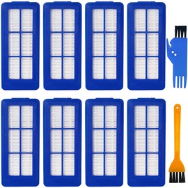 EATBALE Replacement Filter Set for Eufy RoboVac 11S Max, RoboVac 15C Max, Robovac 30C Max, G10, G10 Hybrid, G20, G30, G30 Edge, G30 Hybrid Robot Vacuum Parts Accessories with Cleaning Brush (8 Pack)
