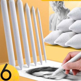 RGBMIX 6PCS Blending Stumps and Tortillon Sketch Drawing Tools, Paper Art Blenders for Student Artist Charcoal Sketch Drawing Tools Art Supplies