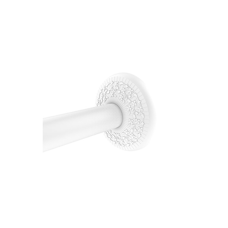 Allied Brass MC-98-WHM Monte Carlo Collection Shower Curtain Rod Brackets,