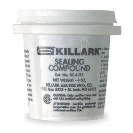 Hubbell KILLARK Sealing Compound, 4 Oz