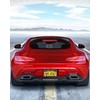FBJTDQ Carbon Fiber License Plate Frame- Stainless Steel Car Tag