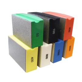 Monster Diamond Hand Polishing Pads - Block Type - Set of 7 (1 each grit)