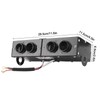 Duokon Car Defroster, Iron Car Heater Defogger Auto 4 Hole