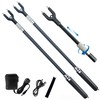 Kehail Retractable Aluminum Cattle Prod, 43.6" Waterproof Cattle Prod Stick,