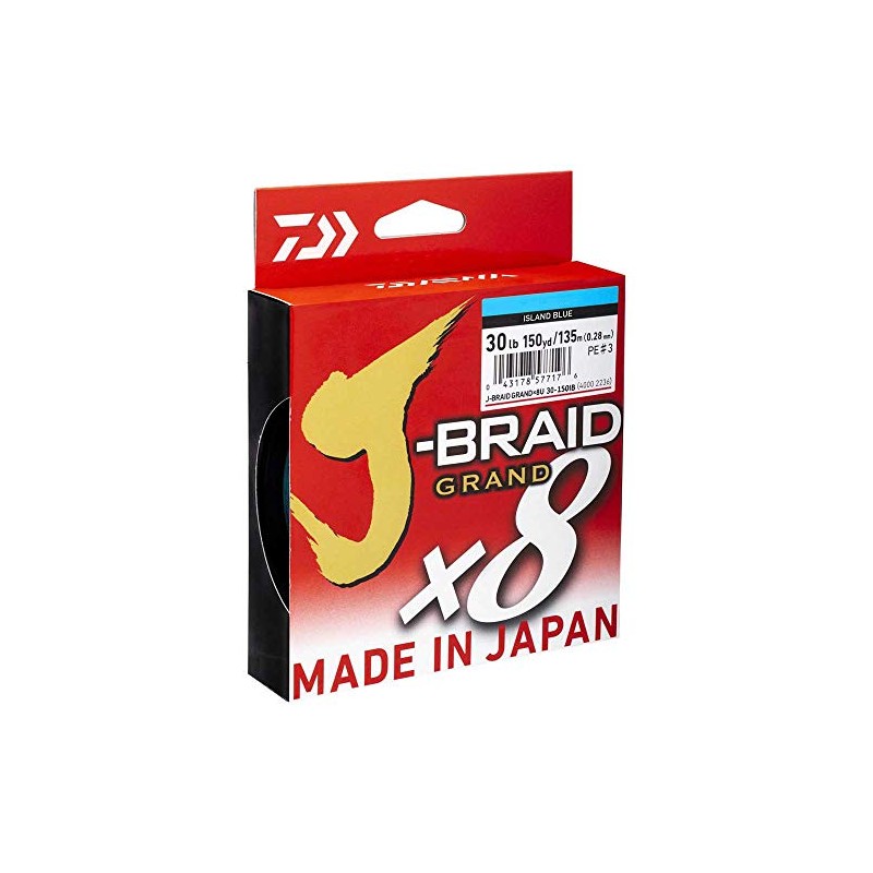 Daiwa J-Braid Grand X8 Blue 0.16, 10.0 kg, 135 m
