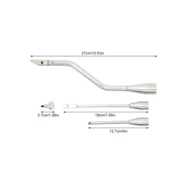 Column Shift Lever, Shifter Lever Turn Hazard Tilt Kit Stainless Steel Chrome Plated Polishing