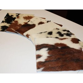 Cowhide Pieces | 11"x9" inch Precuts Sheets for Crafts (1)