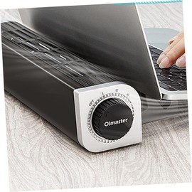 OSALADI USB Laptop Cooler with Adjustable Cooling Fan Portable Notebook Radiator Stand for Home and Travel Silent and USB Powered Black