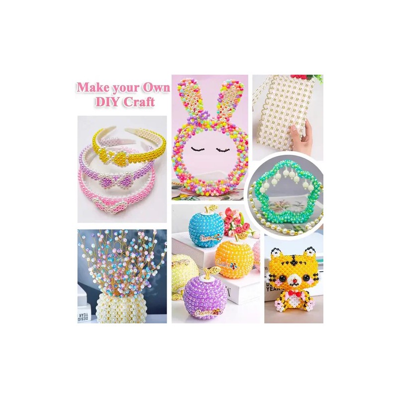 2000pcs Cuentas De Perlas Para Pulseras, Joyas, Collares