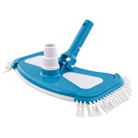 U.S. Pool Supply 12" Deluxe Weighted Butterfly Pool Vacuum Head with Side Brushes, Swivel Hose Connection, Pole Handle - Clean Debris above Ground & In-Ground Swimming Pools, Spas – Vinyl Liner Safe