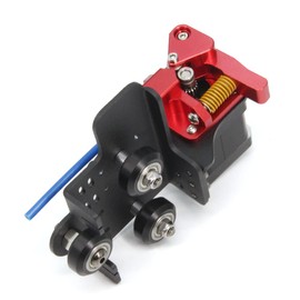 Yeebyee CR-10S Pro V2 Direct Drive Upgrade Kit Aluminum Plate with Dual Gear Extruder Kit with Motor Easy Print TPU Flexible Filament Only for CR-10S Pro V2 (Aluminum Plate+Dual Extruder+Motor Kit)
