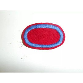 b1750 WW2 US Army Airborne 501st Parachute infantry  Airborne oval wool A3A1