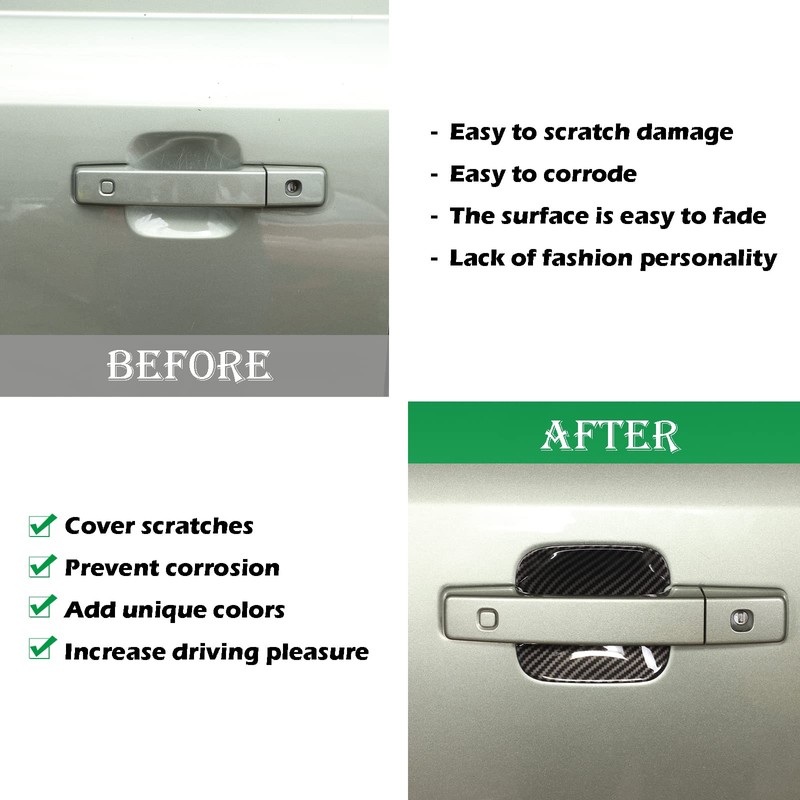 Car Door Handle Cup Cover Trim Replacement Compatible with Land