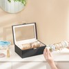 Lolalet Bracelet Display Holder with Rods for Bangles Watches, Clear